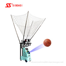 Computer intelligent basketball shooting return system